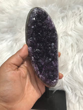 Rare Dark PurpleAmethyst Cluster in stand 4