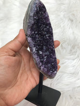 Rare Dark PurpleAmethyst Cluster in stand 4