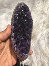 Rare Dark PurpleAmethyst Cluster in stand 4