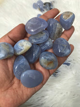 One large Beautiful Blue Lace Agate Tumble
