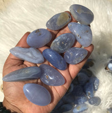 One large Beautiful Blue Lace Agate Tumble