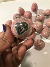 Rare Rhodochrosite 37mm Sphere -4