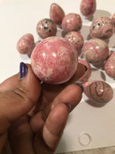 Rare Rhodochrosite 37mm Sphere -4