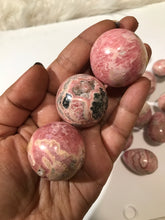 Rare Rhodochrosite 37mm Sphere -4