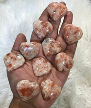 One sunstone heart 30mm