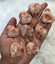 One sunstone heart 30mm