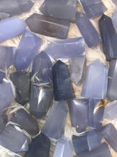 Lovely Blue chalcedony Crystal Point