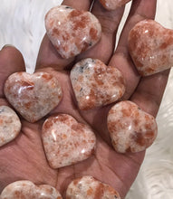 One sunstone heart 30mm