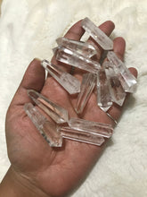 One Clear quartZ Double Terminated Point around 2 inches