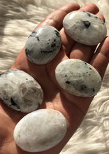 Flashy Rainbow Moonstone worry stone - New Stock