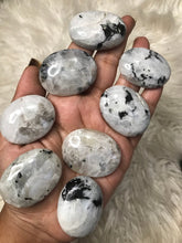 Flashy Rainbow Moonstone worry stone - New Stock