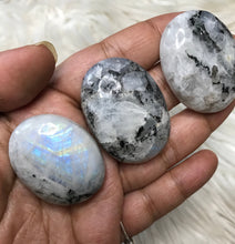 Flashy Rainbow Moonstone worry stone - New Stock