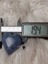 One Blue Dumortierite Heart 5