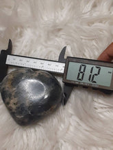 One Large Iolite Heart 1