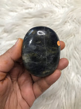 One Large Iolite Palmstone 4