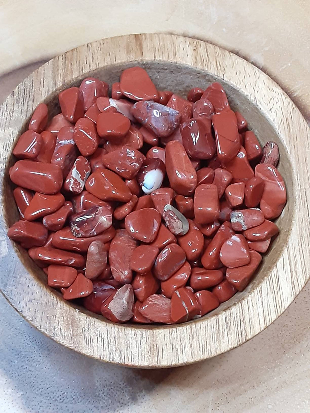 One Ounce Of Red Jasper Chips