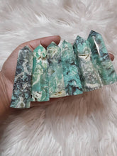 Gorgeous 3 inch Chrysoprase tower 1