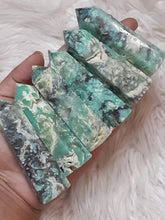 Gorgeous 3 inch Chrysoprase tower 1