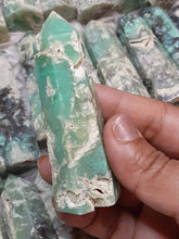 Gorgeous 3 inch Chrysoprase tower 1
