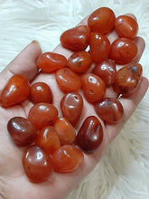 One Red Carnelian Tumble-100% genuine