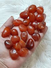 One Red Carnelian Tumble-100% genuine