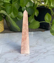 Large Rose Quartz  Obelisk 1 - 6.8 inches