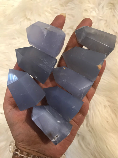 Blue Chalcedony Stone For Harmony and Healing