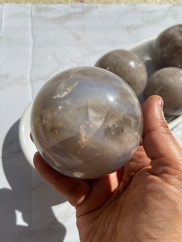 Rare Blue Rose Quartz Crystal Sphere 1 -75mm