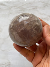 Rare Blue Rose Quartz Crystal Sphere 11