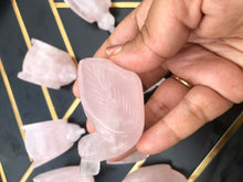 Large rose quartZ Duck