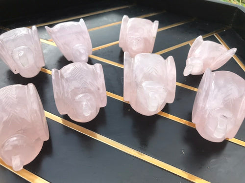 Large rose quartZ Duck