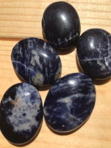 Sodalite worry Stone & Thumb Stone