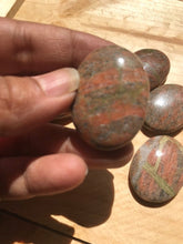 Unakite Worry Stone & Thumb Stone