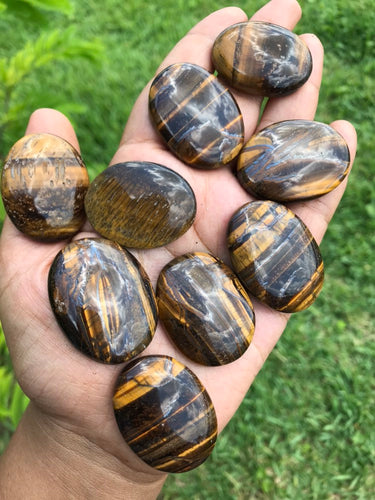 Tiger eye Worry Stone & Thumb Stone