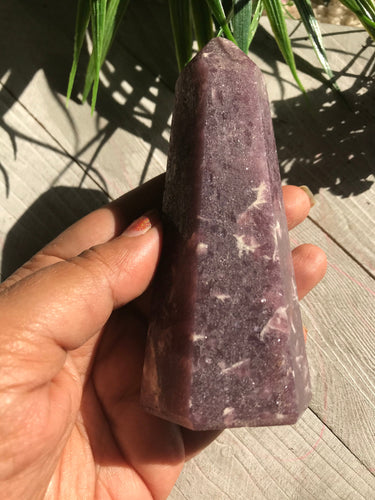 Large Lepidolite Point-2