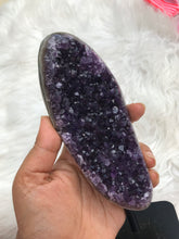 Rare Dark PurpleAmethyst Cluster in stand 4