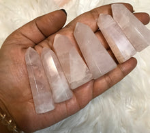 One Rose quartz point From Brazil