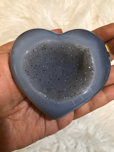 Large Agate Durzy Heart|Geode heart 3
