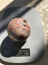 Unique Black Tourmaline Feldspar Sphere 5