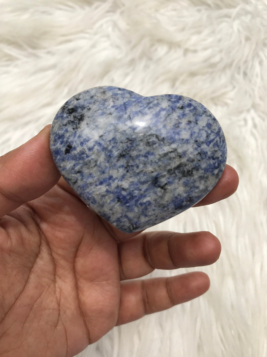 Blue Sodalite Heart -3
