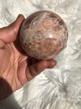 Unique Black Tourmaline Feldspar Sphere 5