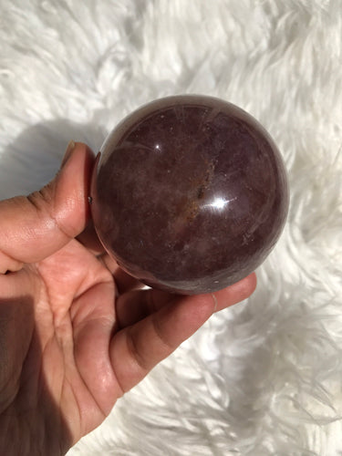 Large Strawberry Quartz Sphere 1