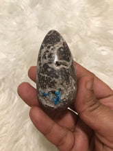 One Large Cavansite Druzy Egg 2
