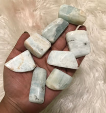 One LARGE Blue Calcite Tumble