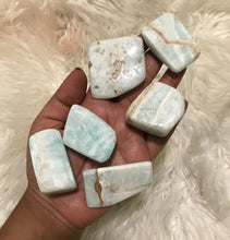 One LARGE Blue Calcite Tumble