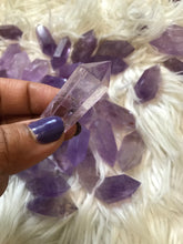 One Gemmy Amethyst  Double Terminated Point less than 2 inches