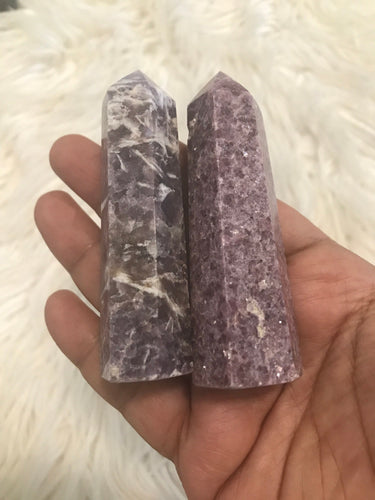 One Lepidolite Point