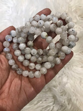 One 8mm Rainbow Moonstone Bracelet