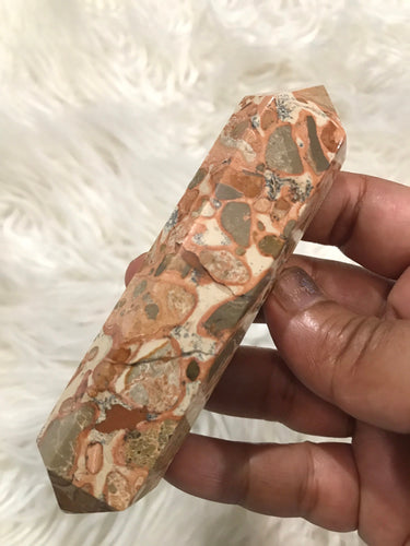 One large Leopardite Jasper DT