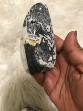 RARE Pink Mangano Calcite Druzy with Pyrite Freeform 4